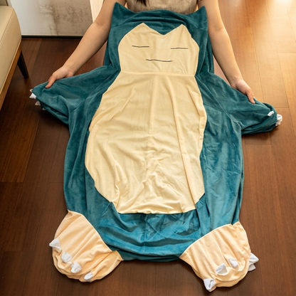 Peluche de Snorlax Gordo Dormilón | Almohada Kawaii para Niños
